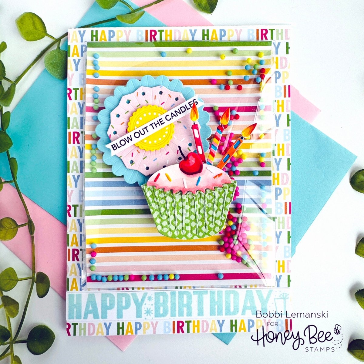 Lovely Layers: Cupcakes & More - Honey Cuts - Stand - Alone Dies - Honey Bee Stamps