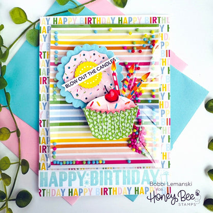 Lovely Layers: Cupcakes & More - Honey Cuts - Stand - Alone Dies - Honey Bee Stamps