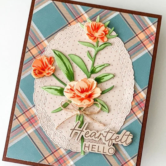 Lovely Layers: Dianthus - Honey Cuts - Stand - Alone Dies - Honey Bee Stamps