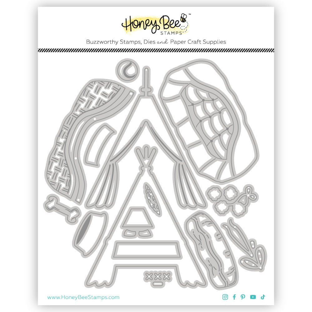 Lovely Layers: Dog Beds - Honey Cuts - Stand - Alone Dies - Honey Bee Stamps