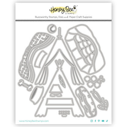 Lovely Layers: Dog Beds - Honey Cuts - Stand - Alone Dies - Honey Bee Stamps