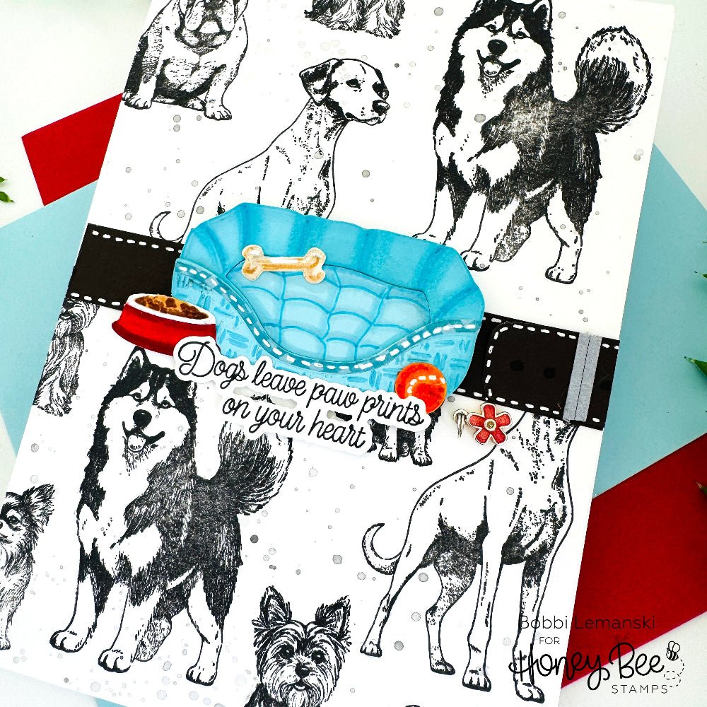 Lovely Layers: Dog Beds - Honey Cuts - Stand - Alone Dies - Honey Bee Stamps