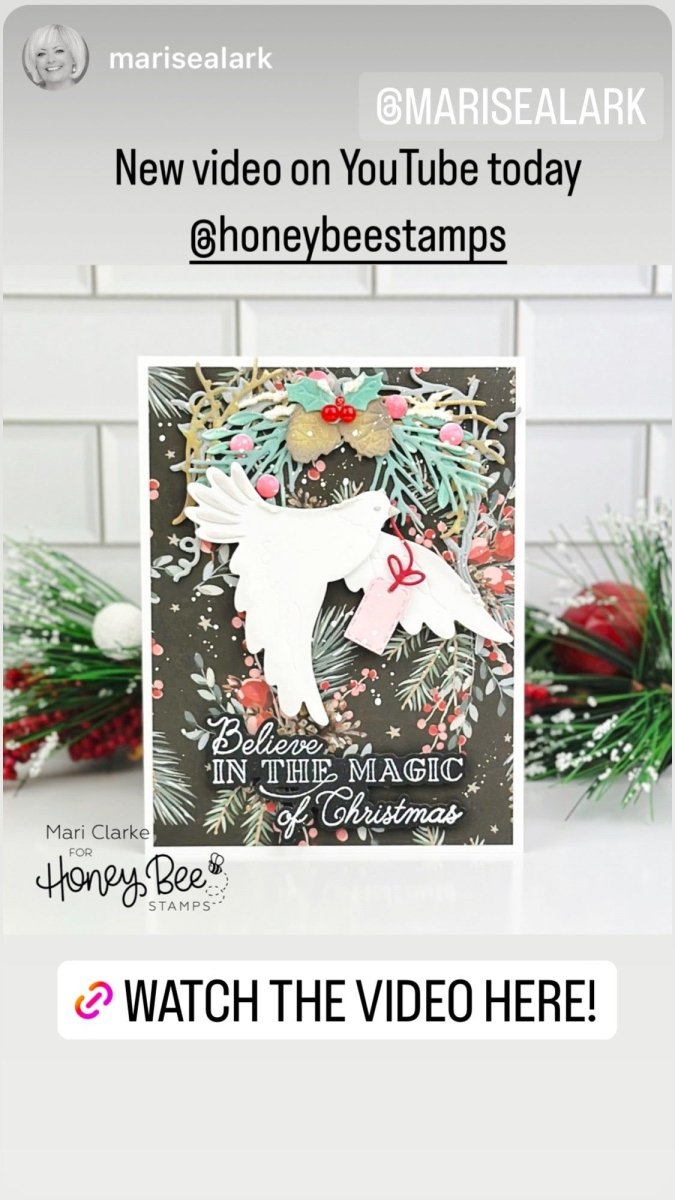 Lovely Layers: Doves - Honey Cuts - Stand - Alone Dies - Honey Bee Stamps