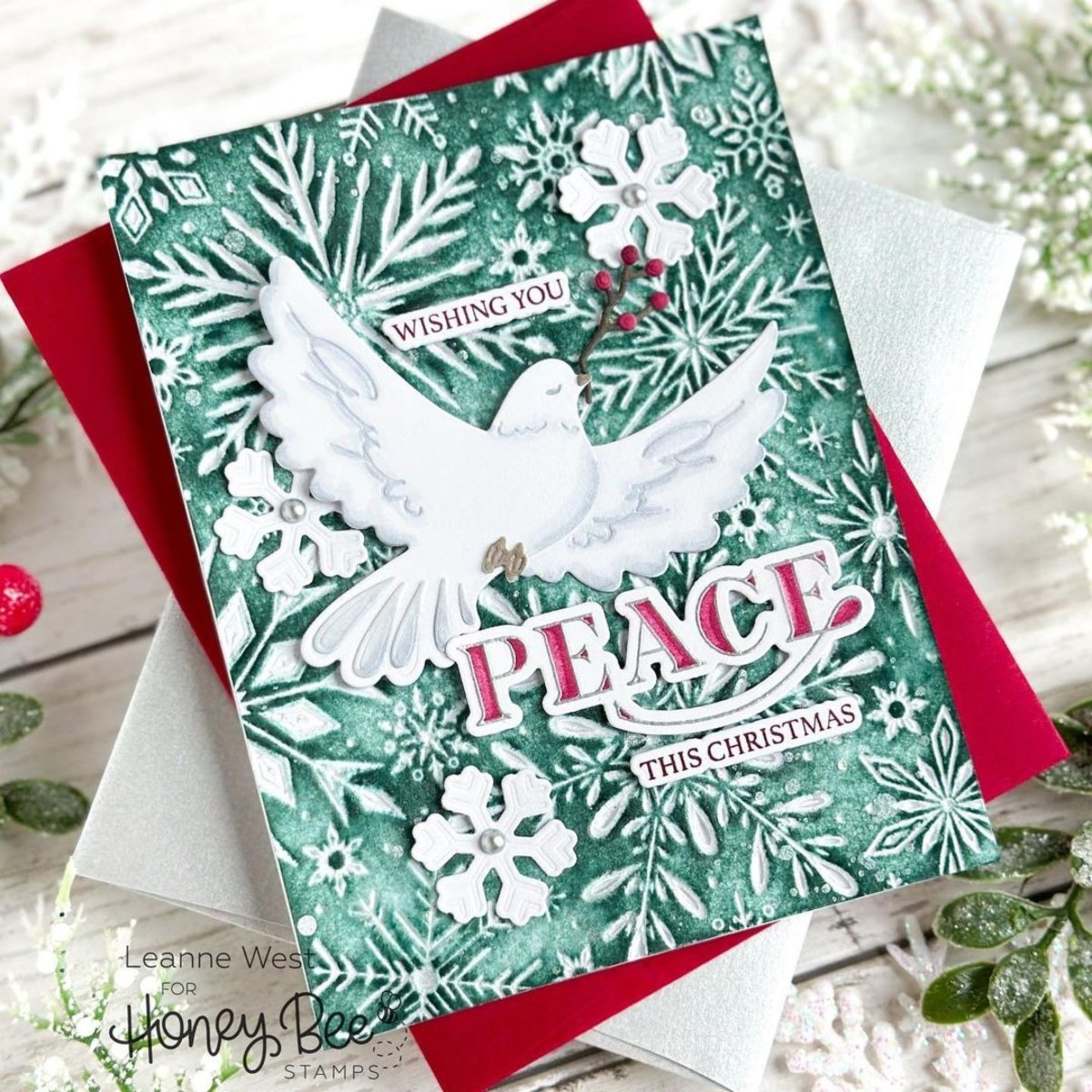 Lovely Layers: Doves - Honey Cuts - Stand - Alone Dies - Honey Bee Stamps