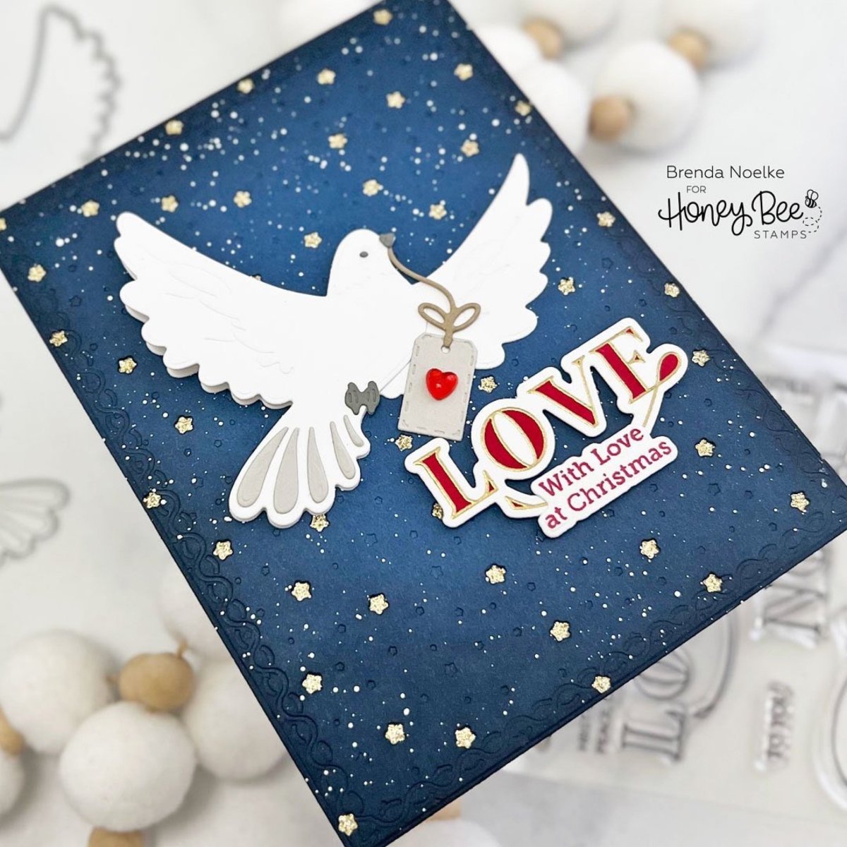 Lovely Layers: Doves - Honey Cuts - Stand - Alone Dies - Honey Bee Stamps