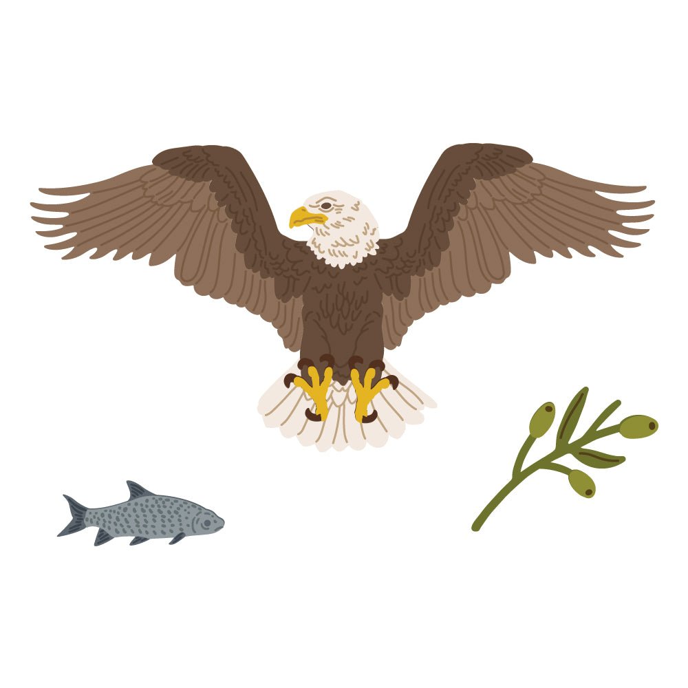 Lovely Layers: Eagle - Honey Cuts - Stand - Alone Dies - Honey Bee Stamps