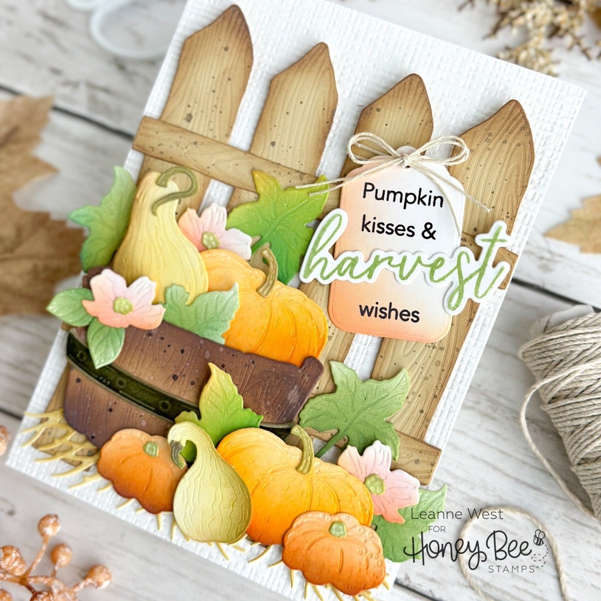 Lovely Layers: Fall Bounty - Honey Cuts - Stand - Alone Dies - Honey Bee Stamps