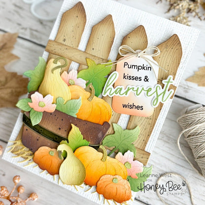 Lovely Layers: Fall Bounty - Honey Cuts - Stand - Alone Dies - Honey Bee Stamps