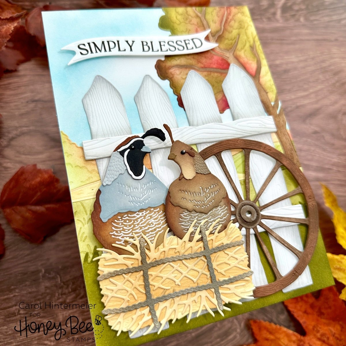 Lovely Layers: Farm Cart - Honey Cuts - Stand - Alone Dies - Honey Bee Stamps
