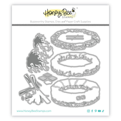 Lovely Layers: Firepit - Honey Cuts - Stand - Alone Dies - Honey Bee Stamps