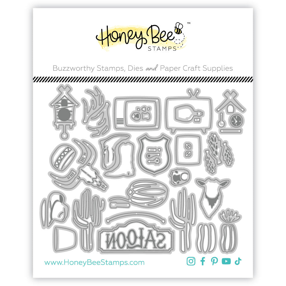 Lovely Layers: Fireplace Lodge Add - On - Honey Cuts - Stand - Alone Dies - Honey Bee Stamps