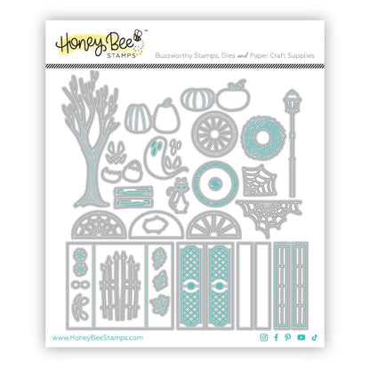 Lovely Layers: Front Porch Falloween Add - On - Honey Cuts - Stand - Alone Dies - Honey Bee Stamps