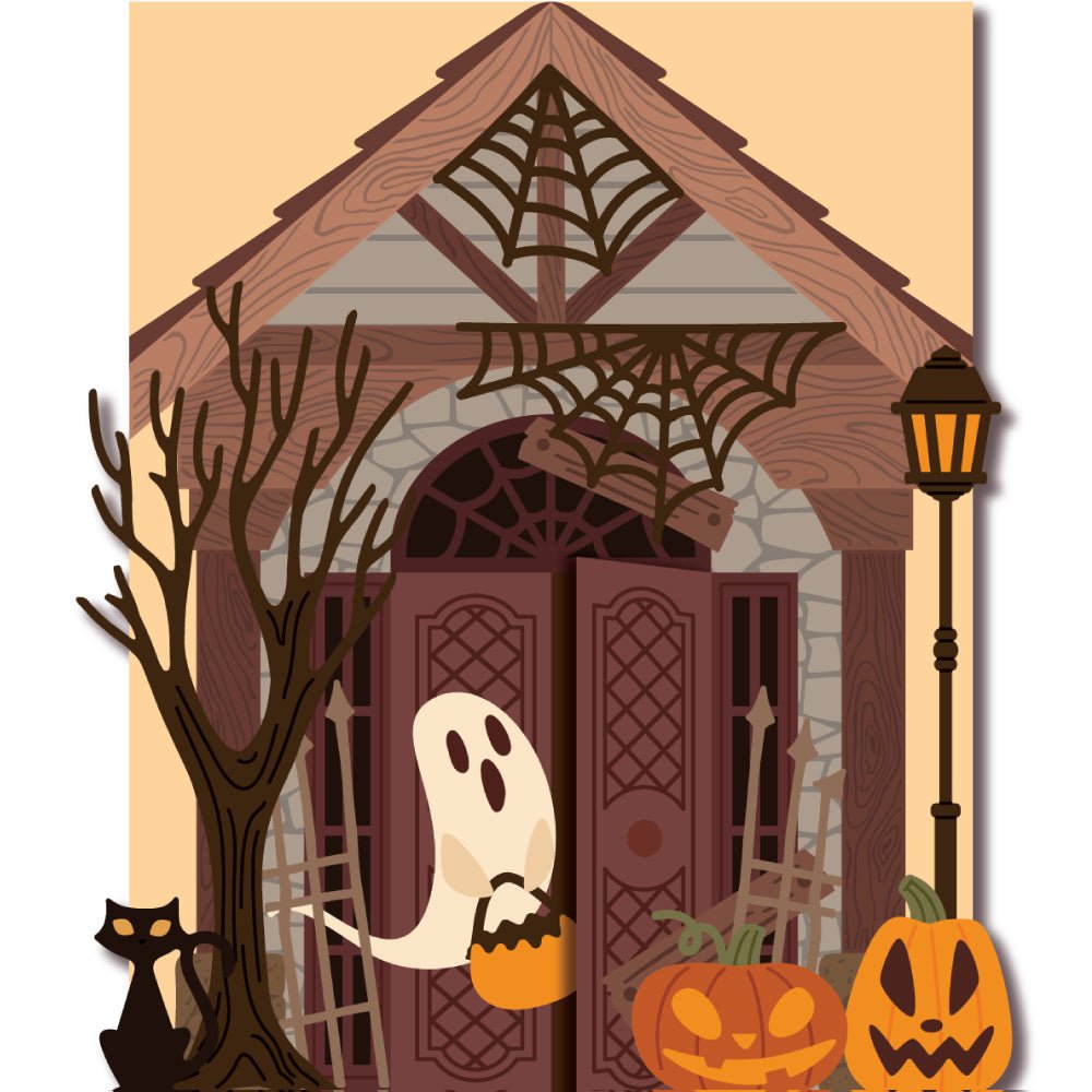 Lovely Layers: Front Porch Falloween Add - On - Honey Cuts - Stand - Alone Dies - Honey Bee Stamps
