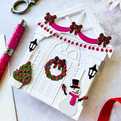 Lovely Layers: Front Porch Holiday Add - On - Honey Cuts - Stand - Alone Dies - Honey Bee Stamps