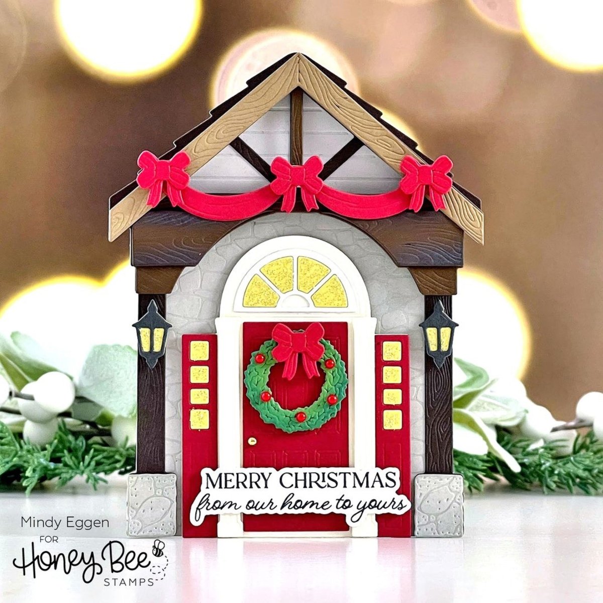 Lovely Layers: Front Porch Holiday Add - On - Honey Cuts - Stand - Alone Dies - Honey Bee Stamps