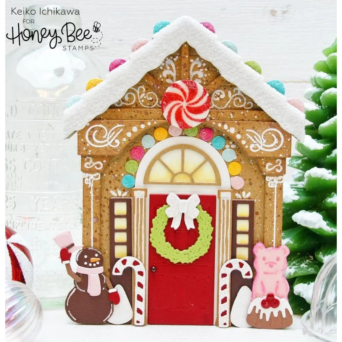 Lovely Layers: Front Porch Holiday Add - On - Honey Cuts - Stand - Alone Dies - Honey Bee Stamps