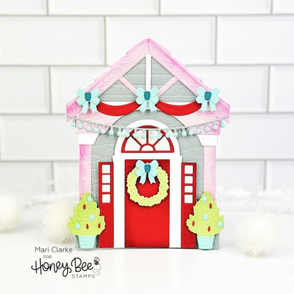 Lovely Layers: Front Porch Holiday Add - On - Honey Cuts - Stand - Alone Dies - Honey Bee Stamps