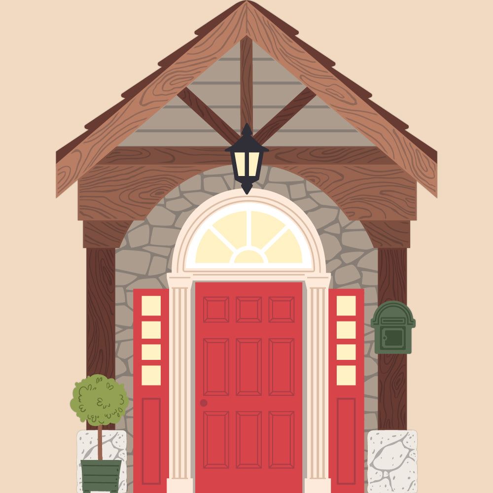 Lovely Layers: Front Porch - Honey Cuts - Stand - Alone Dies - Honey Bee Stamps