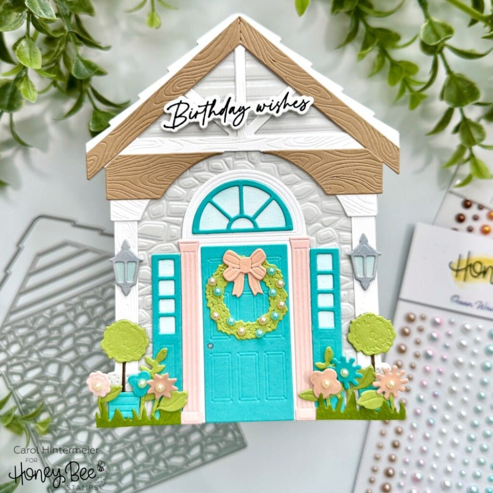 Lovely Layers: Front Porch Spring Add - On - Honey Cuts - Stand - Alone Dies - Honey Bee Stamps