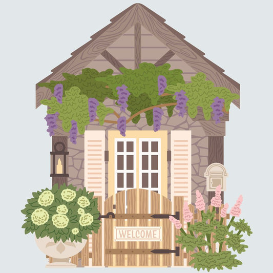 Lovely Layers: Front Porch Spring Add - On - Honey Cuts - Stand - Alone Dies - Honey Bee Stamps