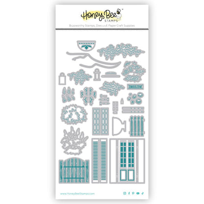Lovely Layers: Front Porch Spring Add - On - Honey Cuts - Stand - Alone Dies - Honey Bee Stamps