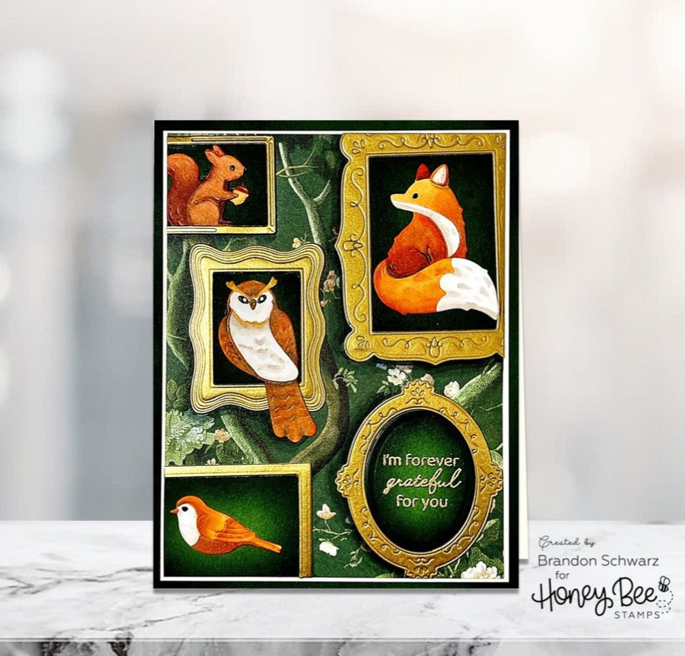 Lovely Layers: Gallery Wall Art - Honey Cuts - Stand - Alone Dies - Honey Bee Stamps