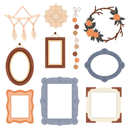 Lovely Layers: Gallery Wall Art - Honey Cuts - Stand - Alone Dies - Honey Bee Stamps