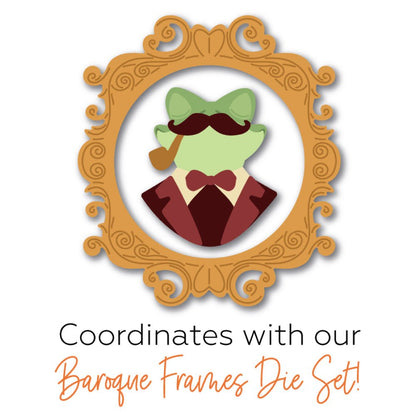 Lovely Layers: Gallery Wall Baroque Frames - Honey Cuts Stand - Alone Dies - Honey Bee Stamps