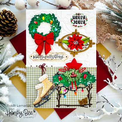 Lovely Layers: Gallery Wall Holiday - Honey Cuts - Stand - Alone Dies - Honey Bee Stamps
