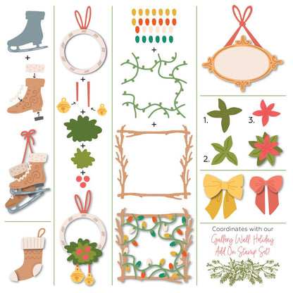 Lovely Layers: Gallery Wall Holiday - Honey Cuts - Stand - Alone Dies - Honey Bee Stamps