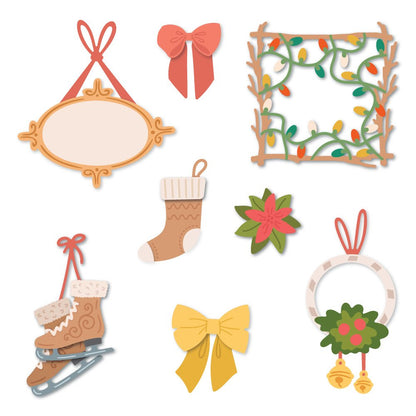 Lovely Layers: Gallery Wall Holiday - Honey Cuts - Stand - Alone Dies - Honey Bee Stamps