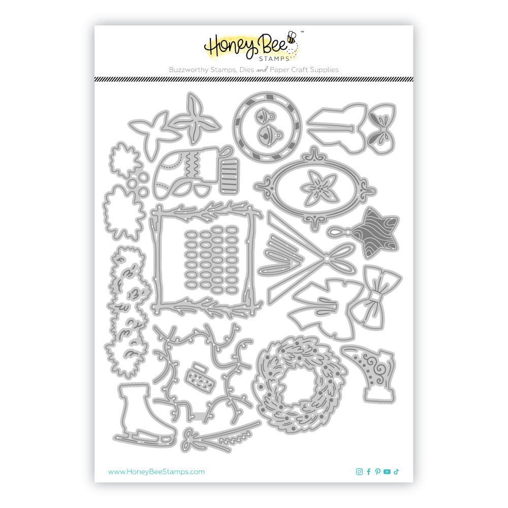 Lovely Layers: Gallery Wall Holiday - Honey Cuts - Stand - Alone Dies - Honey Bee Stamps