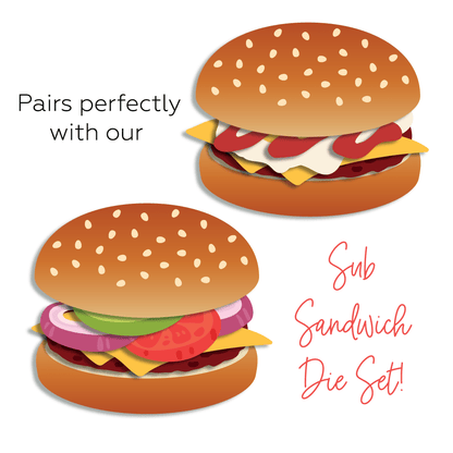 Lovely Layers: Hamburger - Honey Cuts Stand-Alone Dies - Honey Bee Stamps