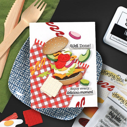 Lovely Layers: Hamburger - Honey Cuts Stand-Alone Dies - Honey Bee Stamps