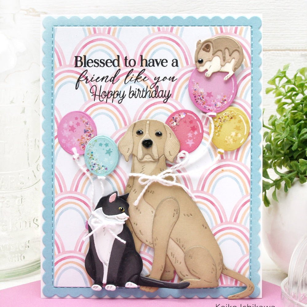 Lovely Layers: Hamster - Honey Cuts - Stand - Alone Dies - Honey Bee Stamps