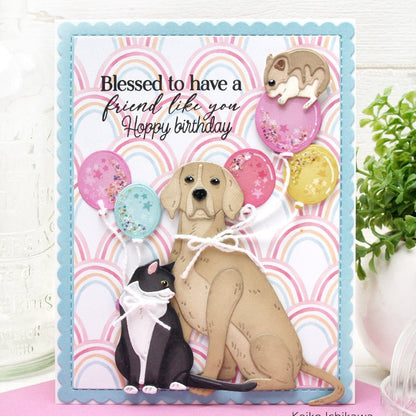 Lovely Layers: Hamster - Honey Cuts - Stand - Alone Dies - Honey Bee Stamps