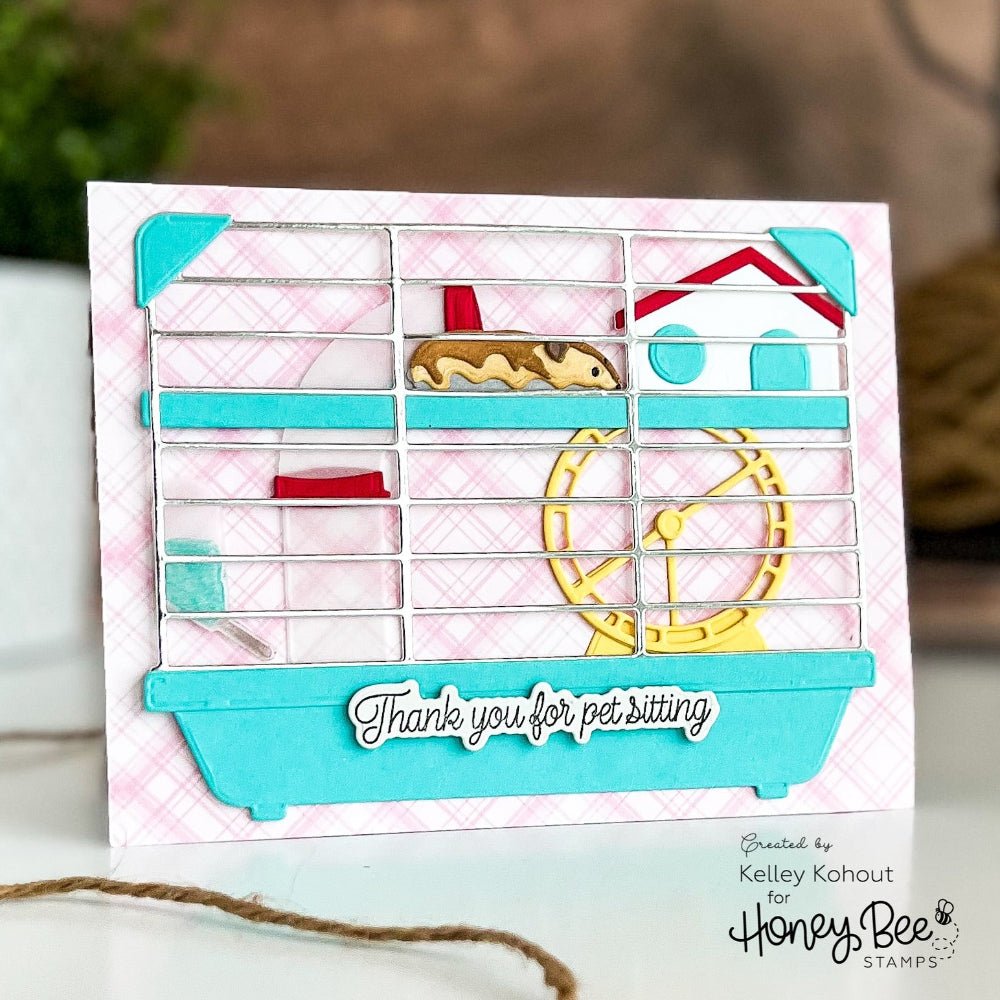 Lovely Layers: Hamster - Honey Cuts - Stand - Alone Dies - Honey Bee Stamps