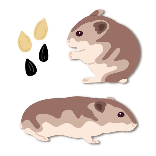 Lovely Layers: Hamster - Honey Cuts - Stand - Alone Dies - Honey Bee Stamps