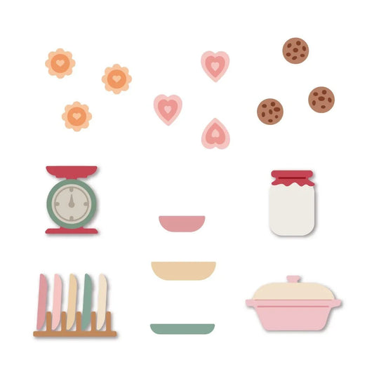 Lovely Layers: Hoosier Cabinet - Baking Add - On - Honey Cuts - Stand - Alone Dies - Honey Bee Stamps