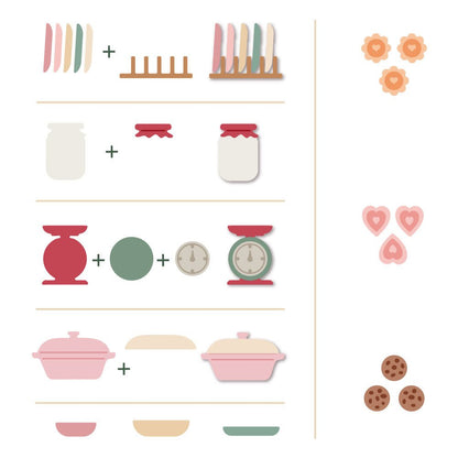 Lovely Layers: Hoosier Cabinet - Baking Add - On - Honey Cuts - Stand - Alone Dies - Honey Bee Stamps