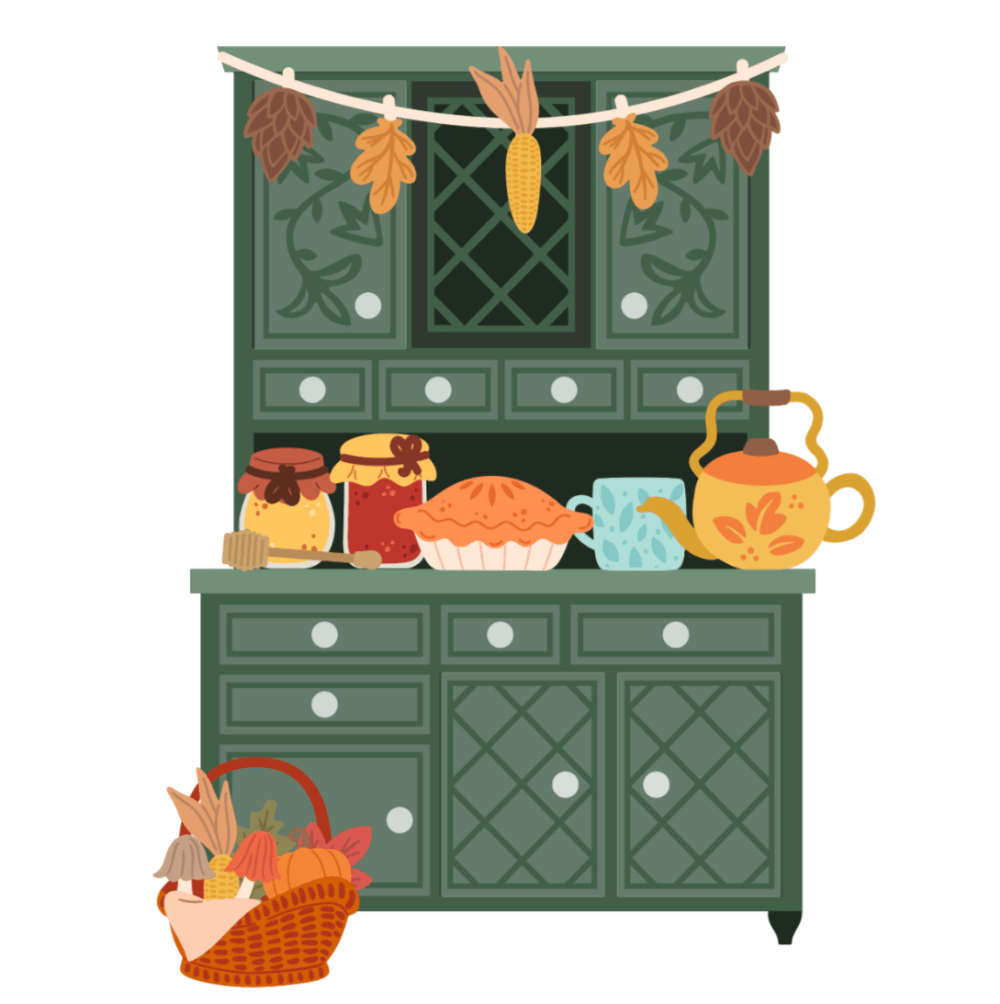 Lovely Layers: Hoosier Cabinet Fall Add - On - Honey Cuts - Stand - Alone Dies - Honey Bee Stamps