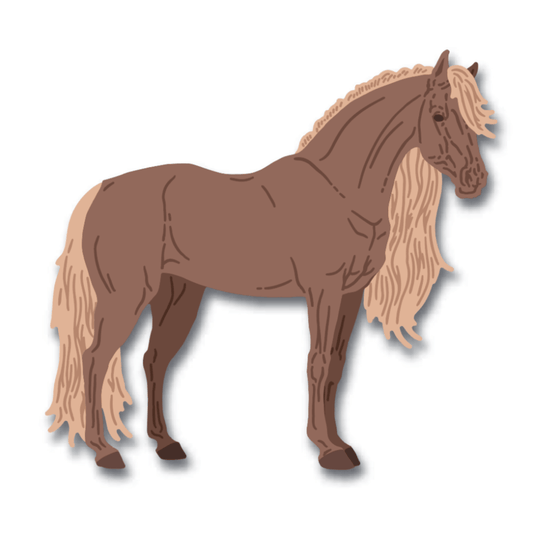 Lovely Layers: Horse - Honey Cuts - Stand - Alone Dies - Honey Bee Stamps