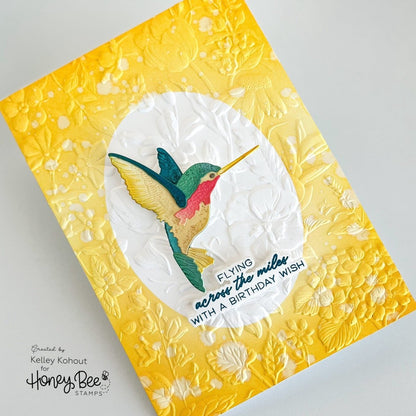 Lovely Layers: Hummingbird - Honey Cuts - Stand - Alone Dies - Honey Bee Stamps