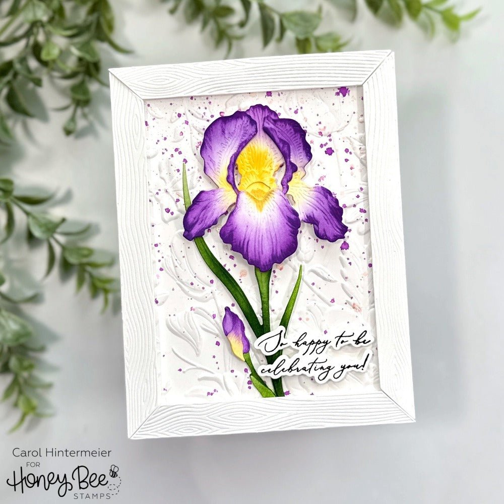 Lovely Layers: Iris - Honey Cuts - Stand - Alone Dies - Honey Bee Stamps