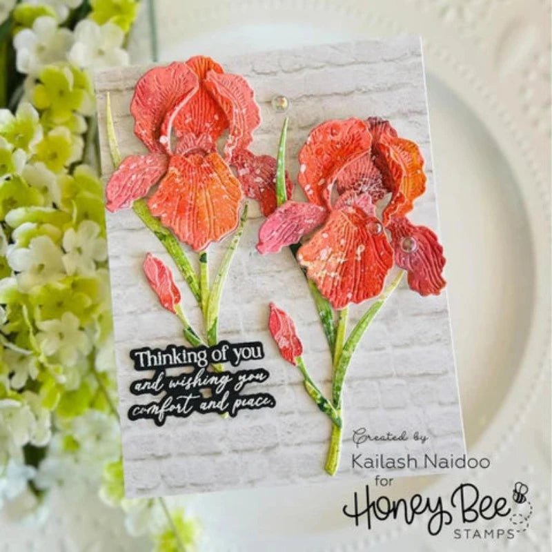 Lovely Layers: Iris - Honey Cuts - Stand - Alone Dies - Honey Bee Stamps