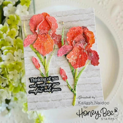 Lovely Layers: Iris - Honey Cuts - Stand - Alone Dies - Honey Bee Stamps