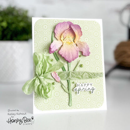 Lovely Layers: Iris - Honey Cuts - Stand - Alone Dies - Honey Bee Stamps