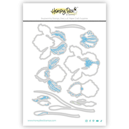 Lovely Layers: Iris - Honey Cuts - Stand - Alone Dies - Honey Bee Stamps