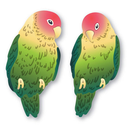 Lovely Layers: Love Birds - Honey Cuts - Stand - Alone Dies - Honey Bee Stamps