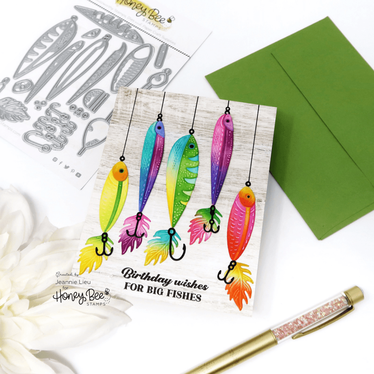 Lovely Layers: Lures - Honey Cuts - Stand - Alone Dies - Honey Bee Stamps